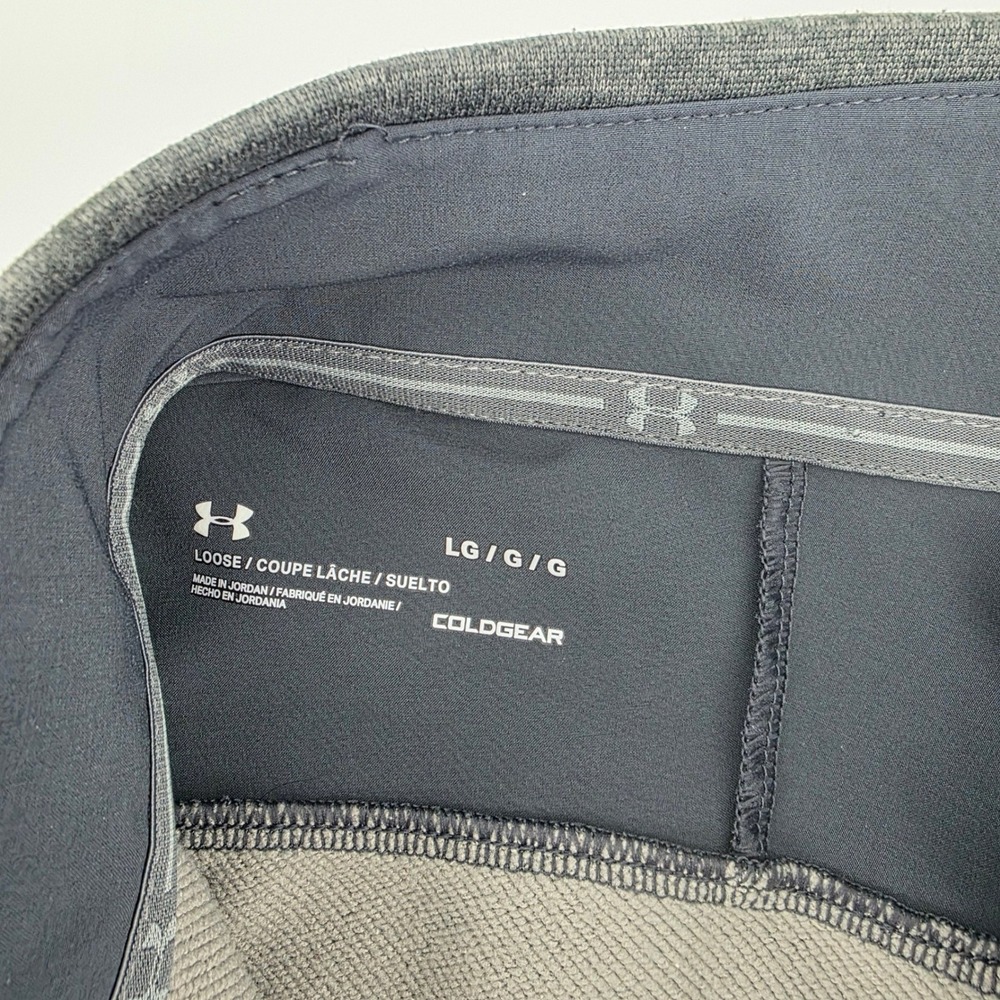 Under Armour Qualifer Hybrid 1/2 Zip Long Sleeve War-Up Gray Womens XL - Picture 3 of 6